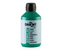 DARWI Acrylfarbe opak, Flasche 250ml, Tannengrün - Tannengrün