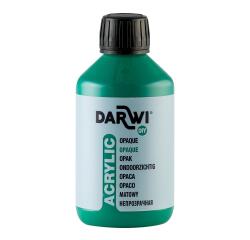 DARWI Acrylfarbe opak, Flasche 250ml, Tannengrün - Tannengrün