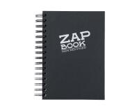 Zap Book carnet spiralé 160F A5 80g - Noir