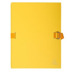 Expanding spine folder with flap on the bottom tinted paper - A4