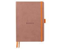 Rhodiarama Goalbook souple A5 240 pages dot papier ivoire 90g - Bois de rose