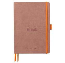 Rhodia Goalbook Softcover Notebook - Dot - 120 Sheets - 90gsm - Rosewood