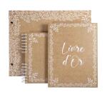 Exacompta Kraft 'Livre D'or' Guest Book (French Cover) - Design
