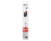Darwi For You Set de 5 pinceaux fins 2 - Blanc