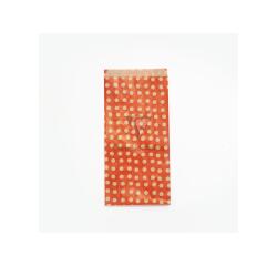 Sach.x50 poch. Kraft, MF pois fond rouge - Rouge
