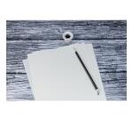 Encrier porcelaine rond - blanc