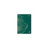Cahier piqué FOREVER PREMIUM 100% recyclé A4 96 pages ligné papier recyclé blanc 90 g - Vert pin