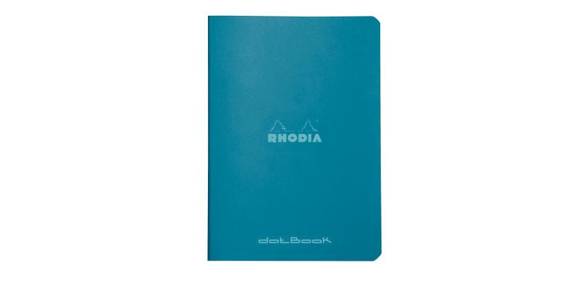 Rhodia Couleur Notebook - A5 - Dotted - Side Stapled - Peacock