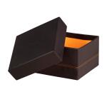 Rhodiarama set 5 boîtes gigognes simili cuir italien 44x34x16 cm