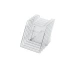 Distributeur de prospectus 5 compartiments A4 - Cristal