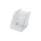 Distributeur de prospectus 5 compartiments A4 - Cristal