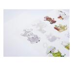 Greaseproof paper roll 2,5x0,7m on carton in display