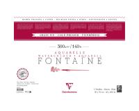 Fontaine paquet 4 bords frangés 5F 56x76cm 300g grain fin