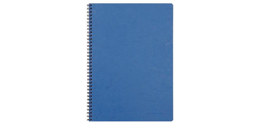 Cahier reliure intégrale Age Bag A4 100 pages ligné + marge - Bleu