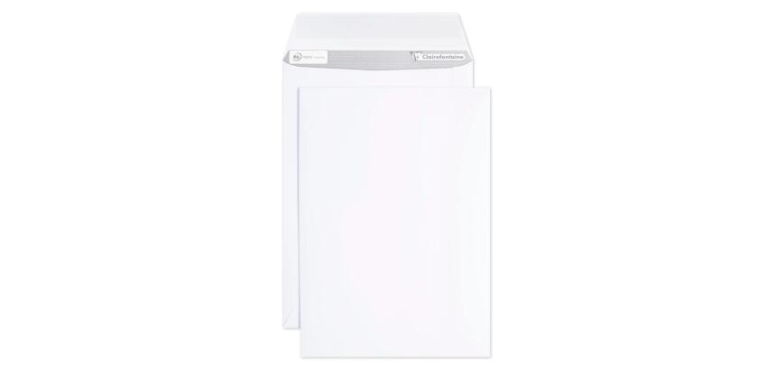 Adheclair 176x250mm 90gsm peel and seal envelope - White