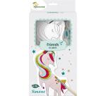 Friends to Paint, Simone la Licorne - Multicolore