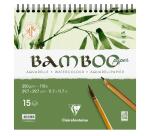 Wirebound pad. Bamboo 250g 29.7x29.7cm 15P