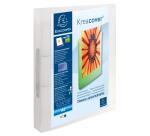 Festes Ringbuch aus PP Chromaline 1mm, 2 Ringe 30mm, Rückenbreite 40mm, für DIN A4 Maxi, Kreacover - Farben sortiert