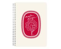 Moulin Rouge, Carnet reliure intégrale A5 14,8x21 cm, 148 pages, ligné, ass.