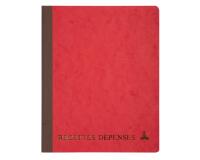 Piqûre 220X170 Recettes-dépenses 80 pages - Couleurs assorties