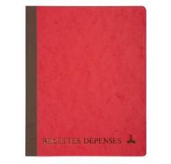 Piqûre 220X170 Recettes-dépenses 80 pages - Couleurs assorties