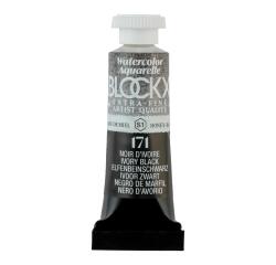 Aquarellfarbe, Elfenbeinschwarz - Tube 5ml - Elfenbeinschwarz