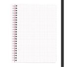 Carnet reliure intégrale Couleurs Prune 14,8 x 21 cm - Prune
