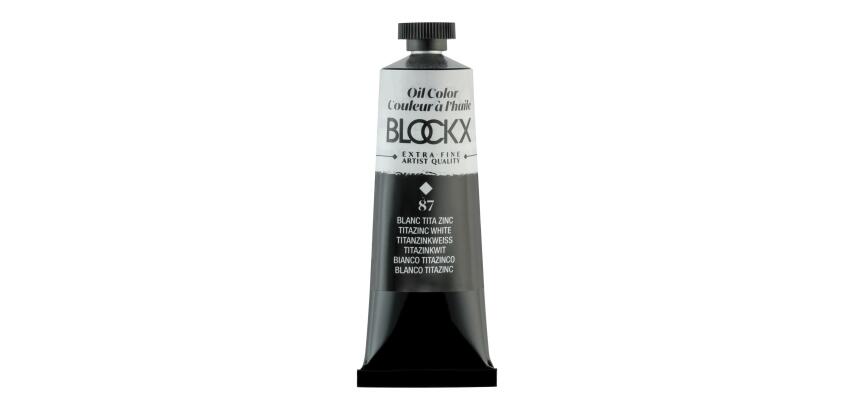 Ölfarbe, Titanzinkweiß - Tube 35ml - Titanzinkweiß