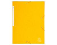 Chemise à élastiques Maxi capacity carte lustrée 425gm2 - A4 - Jaune