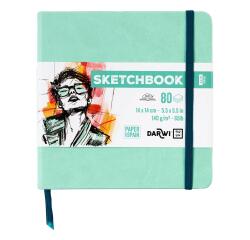DFY Sketchbook 14x14 80F 140g - Vert d'eau