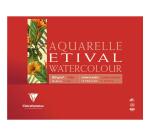 Clairefontaine Etival Watercolour Block - 18 x 24cm - 10 Sheets - 300gsm - Classic Grain