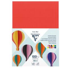CARTON BICOLORE, Paquet de 100 feuilles 150g/m² au format 21x29,7cm - Assortiment
