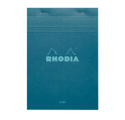 Rhodia gehefteter Block, COULEURS N°16 A5, 80 Blatt liniert 80g, mikroperforiert - Pfaugrün