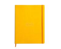 Rhodiarama cahier souple A4+ 160 pages ligné papier ivoire 90g - Jonquille