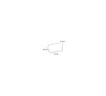 Sujeta-carta CLIP - A7 ancho 5 cm - 50x80x40 mm - Cristal
