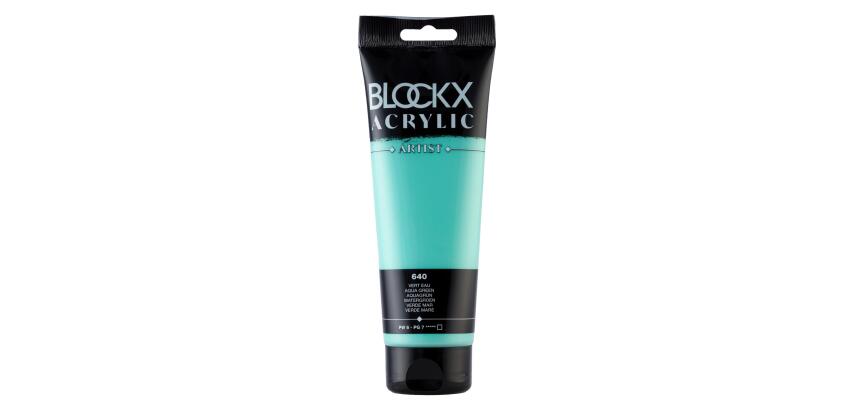 Fijne acrylverf tube 250 ml - Watergroen