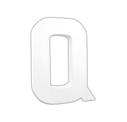 Letter 20,5cm, Q. - Wit