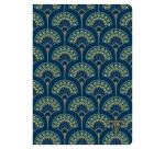 Neo Deco carnet piqûre textile A5 96 pages ligné motifs assortis papier ivoire 90g - Assortis