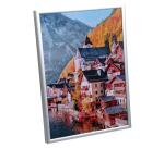 Cornice portafoto con profilo in alluminio A4 - Argento
