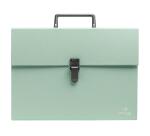 Exacompta Autentik Expanding File with Handle, 18 Compartments, Recycled - Assorted colours