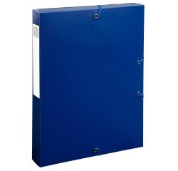 Boîte de classement polypropylène recyclé BeeBlue dos 40mm - A4 - Bleu marine