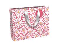 Sunny Flowers Geschenktasche Shopper 37,3x11,8x27,5 cm - Rosa