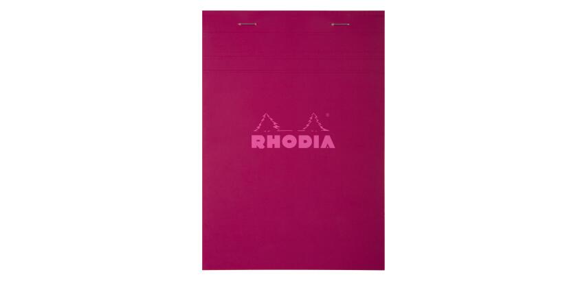 Rhodia bloc agrafé COULEURS N°12 5/5 80 feuillets microperforés, couvertures assorties - Assortis