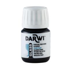 DARWI Glasmalfarbe, Flakon 30ml, Braun - Braun|