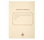 Le Dauphin Refill sheets for Legal Registers 297x210 - White