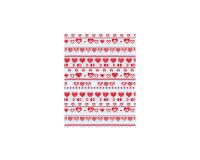 * Pochette 3 Feuilles Identiques Ref 613 - Rouge