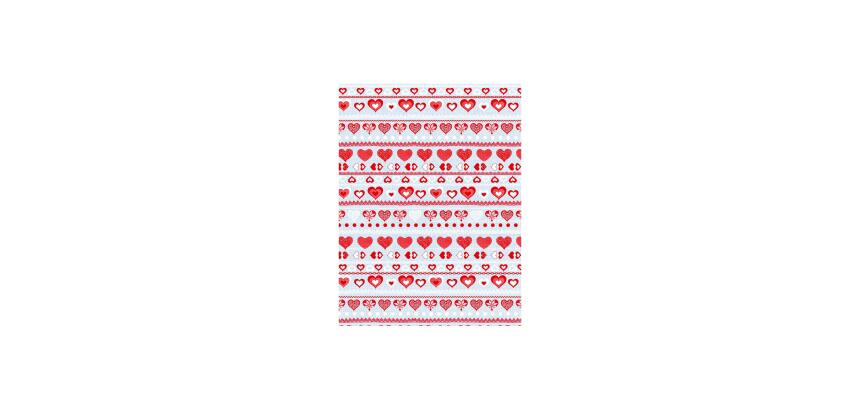 * Pochette 3 Feuilles Identiques Ref 613 - Rouge