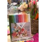 Clairefontaine Florist Crepe Paper - 25x100cm - Pack of 10 Rolls - Pastel Assortment