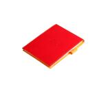 Rhodiarama porte-bloc avec porte-crayon + bloc N°12 ligné - Coquelicot
