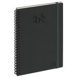 Agenda de bureau Horizons 20S Spiralé Swan 15 x 21 cm semainier Janvier à Décembre 2027 - Couleurs assorties